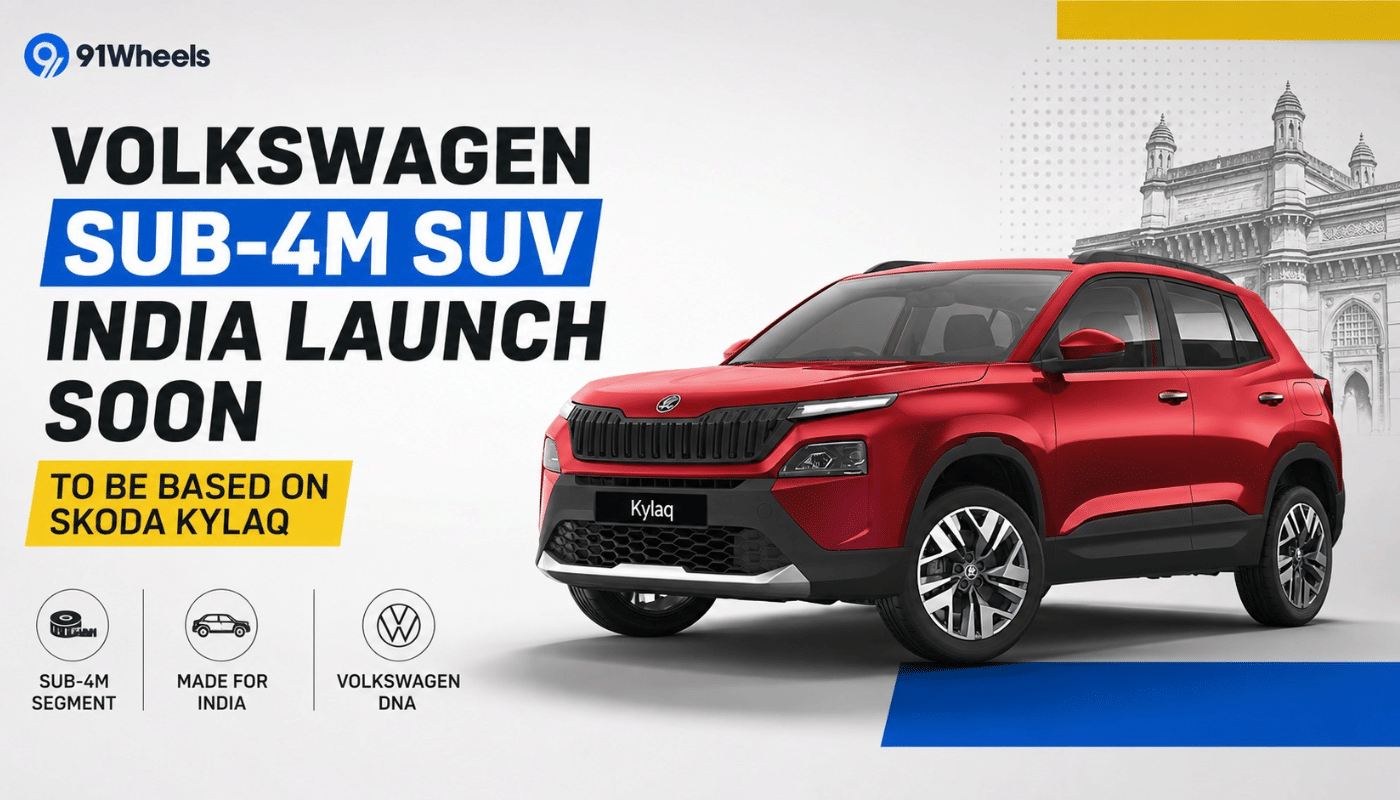 Volkswagen Sub-4m SUV India Launch Soon, To Be Based on Skoda Kylaq